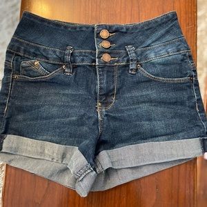 YMI high rise shorts, size 1